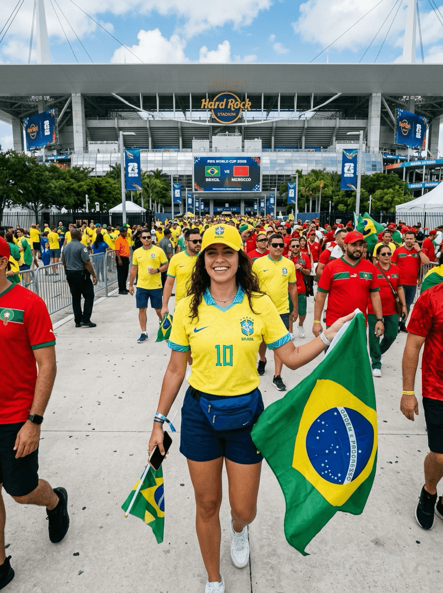 Brasil x Marrocos · chegada