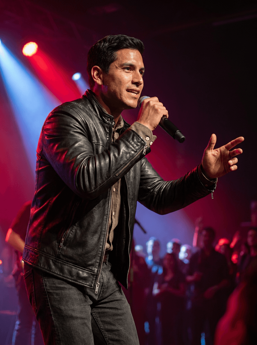 Show no palco